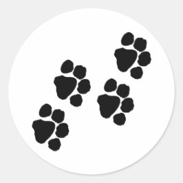 Afdrukken verven ronde sticker