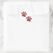 Afdrukken verven ronde sticker (Tas)