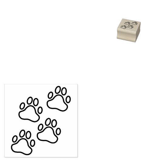 Afdrukken verven rubberstempel (Gestempeld)