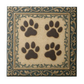 Afdrukken verven tegeltje (Voorkant)