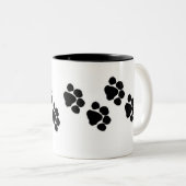 Afdrukken verven tweekleurige koffiemok (Voorkant rechts)