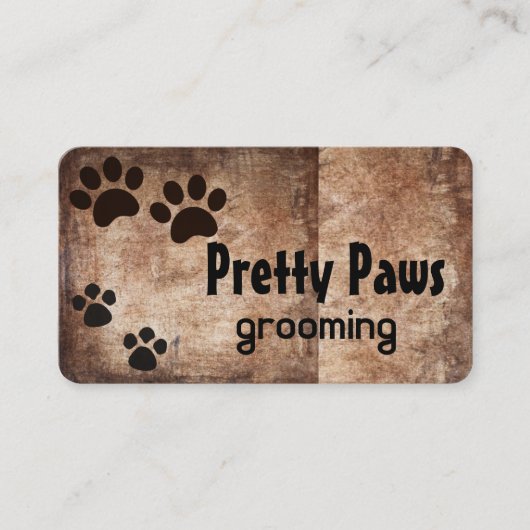 Afdrukken verven visitekaartje (Voorkant)