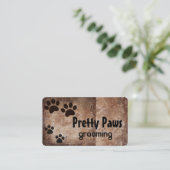 Afdrukken verven visitekaartje (Staand voorkant)