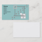 Afdrukken verven visitekaartje (Voorkant / Achterkant)