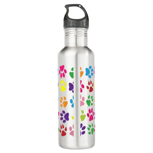 Afdrukken verven waterfles (Achterkant)