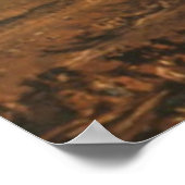 Afdrukken Vesuvius Erupting Canvas Poster (Hoek)