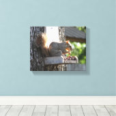 Afdrukken vierkante afgeronde Canvas (Insitu (Houten vloer))