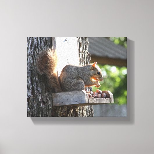 Afdrukken vierkante afgeronde Canvas (Voorkant)
