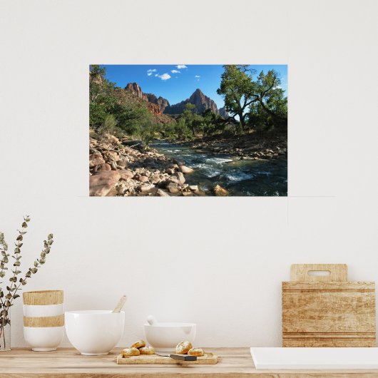 Afdrukken: Virgin River en Watchman Poster (Keuken)