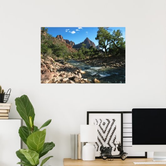 Afdrukken: Virgin River en Watchman Poster (Thuiskantoor)