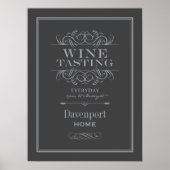 Afdrukken voor aangepaste wijntest - Home Decor Poster (Voorkant)