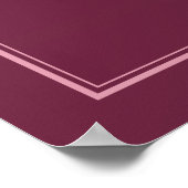 Afdrukken voor aangepaste wijntest - Home Decor Poster (Hoek)