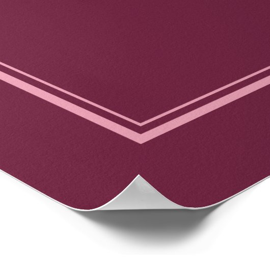 Afdrukken voor aangepaste wijntest - Home Decor Poster (Hoek)