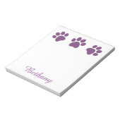 Afdrukken voor afspeelbare honden voor Hondenliefh Notitieblok (Linkerzijde)