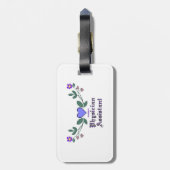 Afdrukken voor arts Assistant Cross Stitch Bagagelabel (Achterkant verticaal)