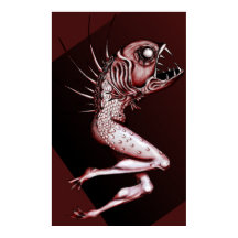 Afdrukken voor omgekeerde mermaïdtekening