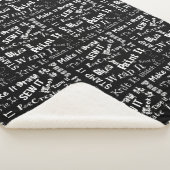 Afdrukken voor schrijfkleding sherpa deken (3/4)