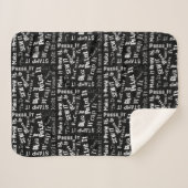 Afdrukken voor schrijfkleding sherpa deken (Voorkant (horizontaal))