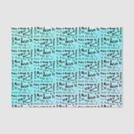 Afdrukken voor schrijfkleding tissuepapier