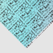 Afdrukken voor schrijfkleding tissuepapier (Detail)