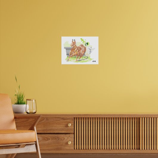 Afdrukken, waarde Poster papier (mat) Bandit (Woonkamer 2)