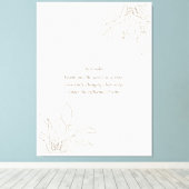 Afdrukken, waardepapier (steen) canvas afdruk (Insitu (Houten vloer))