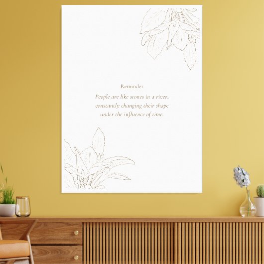 Afdrukken, waardepapier (steen) canvas afdruk (Insitu (Woonkamer))