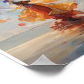 Afdrukken, waardepapier (steen) poster (Hoek)