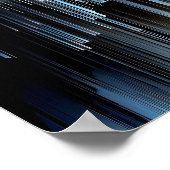 Afdrukken, waardepapier (steen) poster (Hoek)