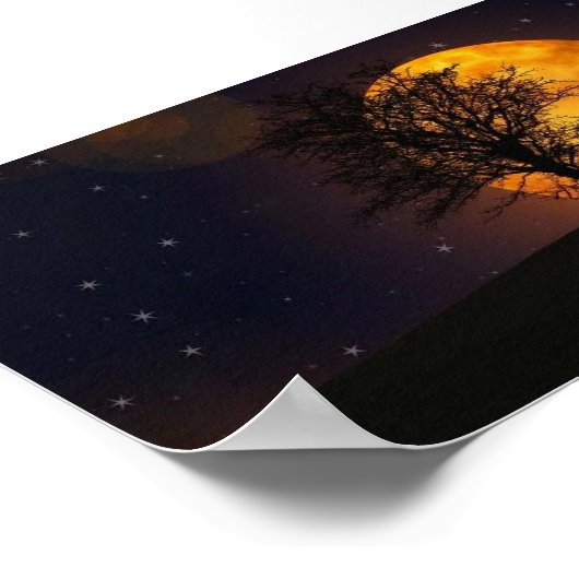 Afdrukken, waardepapier (steen) poster (Hoek)