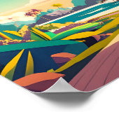 Afdrukken, waardepapier (steen) poster (Hoek)