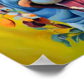 Afdrukken, waardepapier (steen) poster (Hoek)