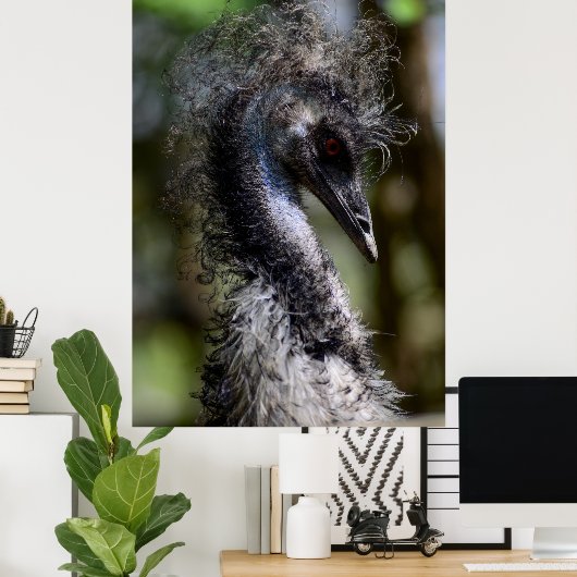 Afdrukken, waardepapier (steen) poster (Thuiskantoor)