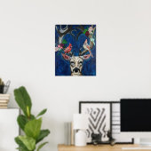 Afdrukken, waardepapier (steen) poster (Thuiskantoor)