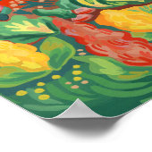 Afdrukken, waardepapier (steen) poster (Hoek)