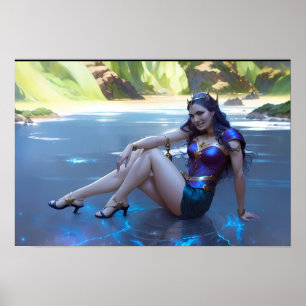 Afdrukken, waardepapier (steen) poster