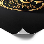 Afdrukken, waardepapier (steen) poster (Hoek)