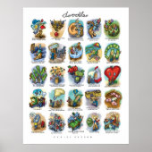 Afdrukken, waardepapier (steen) poster (Voorkant)