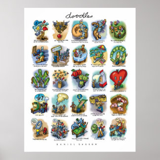 Afdrukken, waardepapier (steen) poster