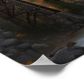 Afdrukken, waardepapier (steen) poster (Hoek)