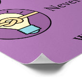 Afdrukken, waardepapier (steen) poster (Hoek)