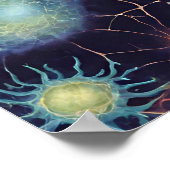 Afdrukken, waardepapier (steen) poster (Hoek)