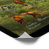 Afdrukken, waardepapier (steen) poster (Hoek)