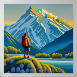 Afdrukken, waardepapier (steen) poster