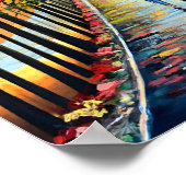 Afdrukken, waardepapier (steen) poster (Hoek)