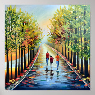 Afdrukken, waardepapier (steen) poster