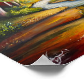 Afdrukken, waardepapier (steen) poster (Hoek)