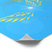 Afdrukken, waardepapier (steen) poster (Hoek)