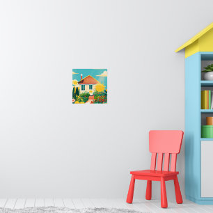 Afdrukken, waardepapier (steen) poster