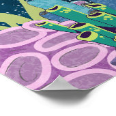 Afdrukken, waardepapier (steen) poster (Hoek)